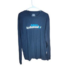 Subaru ambassador large grey blue long sleeve shirt car guy show